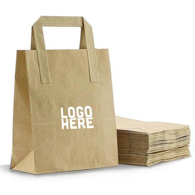 Custom Kraft Brown Shopper Bag