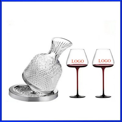 Decanter Burgundy Wine Glass Set