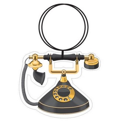 Old Fashion Telephone Executive Key Chain w/Mirrored Back (3 Square Inch)