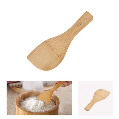 Bamboo Non Stick Rice Spoon Paddle Spatula Scooper For Sushi