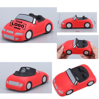 Polyurethane Foam Sports Car Car Styling Stress Reduction Custom Logo Promotional Car Stress Ball