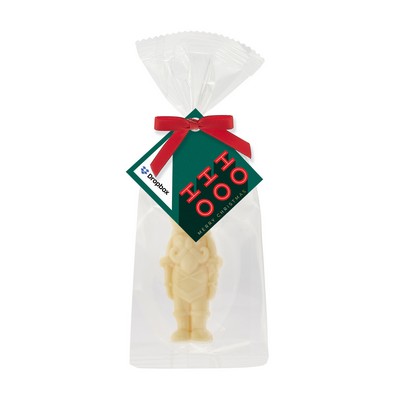Belgian Chocolate Holiday Icons Favor Bag with White Chocolate Nutcracker