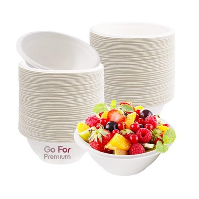 100 Pack 8 oz Disposable Paper Bowls