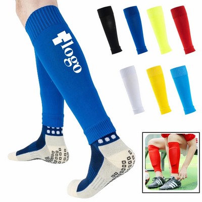 Soccer Sock Leg Sleeves Calf Shin Guards For Youth Adults