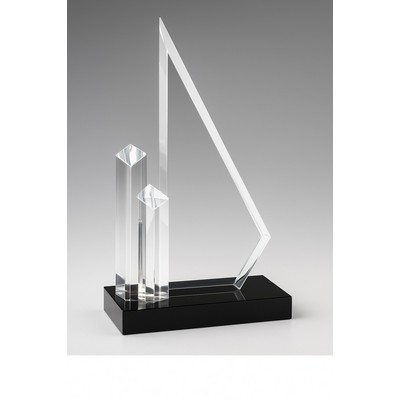 Horizon Crystal Award, 9 3/4"H