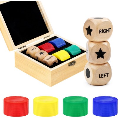 Fun Left Right Roll Dice Game Set