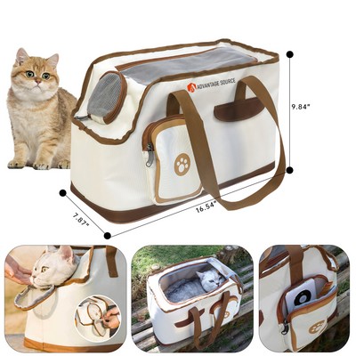 Oxford Cloth Portable Pet Bag with Soft Pad
