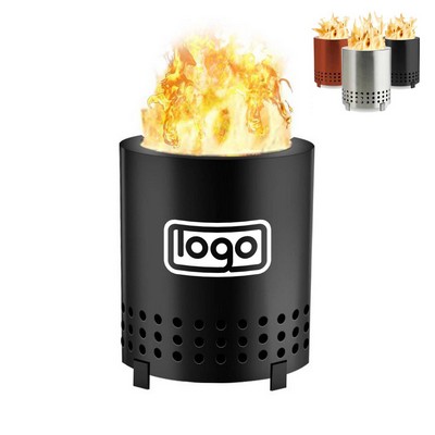 Camping Metal Fire Pit w/ Stand