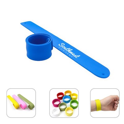 Water-repellent Silicone Slap Bracelet