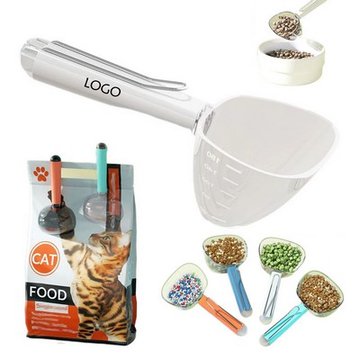 Dog Cat Scoop Measuring Cup Food Feeder