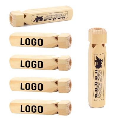 Children's Wooden Train Whistle