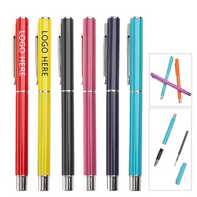 Metal Gel Ink Pen with Smooth Black Writing