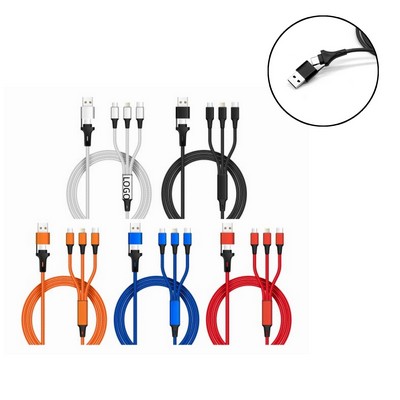 Multi-Device Metal Charging Cable