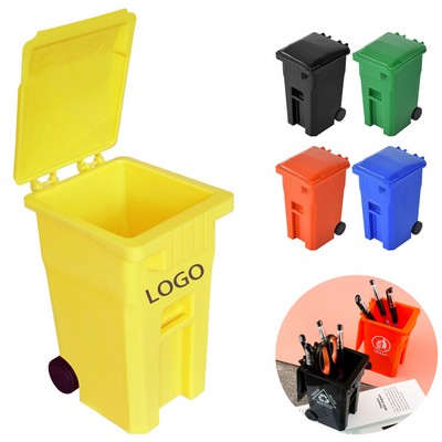 Mini Garbage Trash Bin Pen Holder