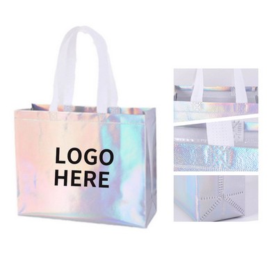 Customized Enhanced Laser Film Tote (13" x 10.625"W)