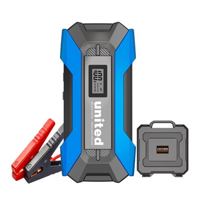 Fast-Charge Car Jumper with Smart Clamps & Tool Box (For 3.0L Engines)