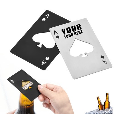 Stainless Steel Card Bottle Opener