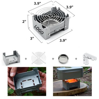 Foldable Portable Stove for Outdoor Use