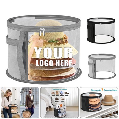 Round Foldable Hat Storag
