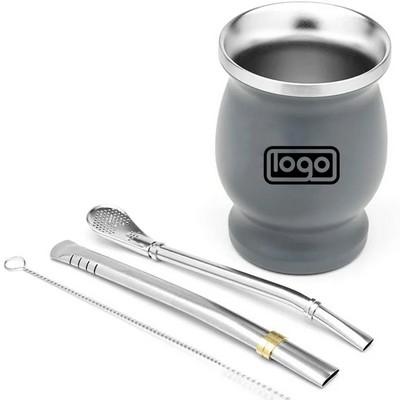 8Oz Stainless Steel Tea Cup