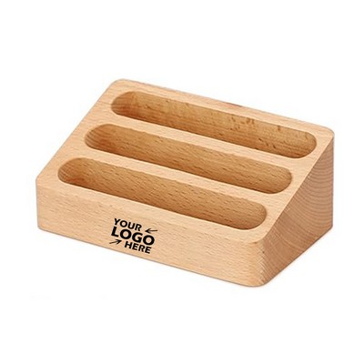 3 Slots Business Card Holder