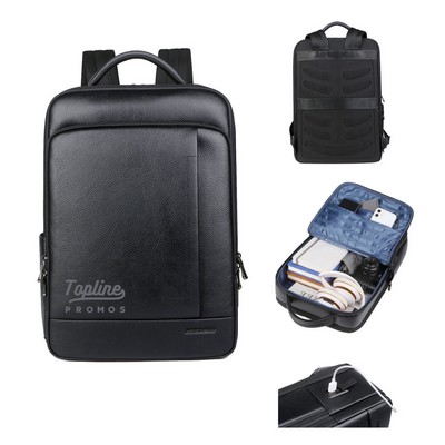 Luxury Leather Business Backpack