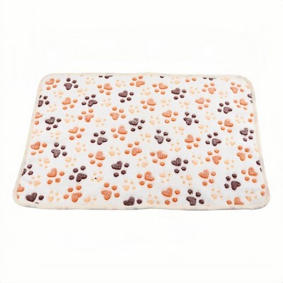 Wholesale Coral Fleece Pet Blanket for Dogs Winter Warm Bed Mat