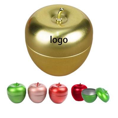 Apple-shaped Tin Can