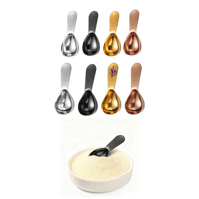 1oz Thickened 304 Stainless Steel Coffee Scoop Measuring Spoon