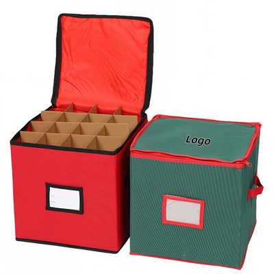 64 Compartment Oxford Fabric Foldable Christmas Organizer