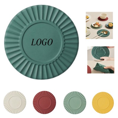 Heat-Resistant Silicone Cup Mat Anti-Scald Pad for Table Protection