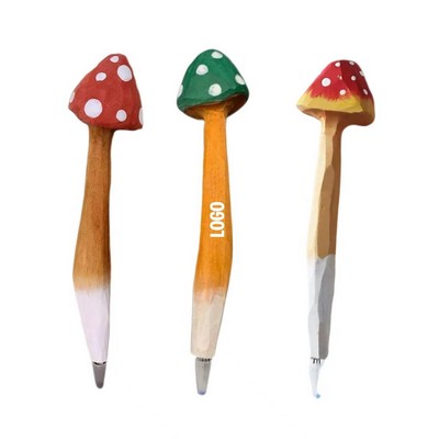 Mushroom Shaped Wooden Carving Pen