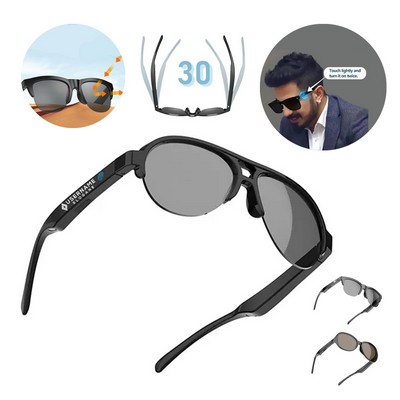 Rechargeable Wireless Touch Controls Smart Audio Sunglasses