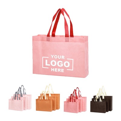Spacious Rectangular Non-Woven Promotional Tote Bag