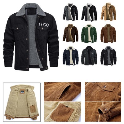 Youth Retro Corduroy Winter Jacket (S-XL)