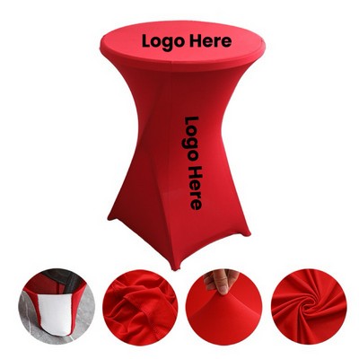 43.7"H Stretch Round Tablecloth/Cover