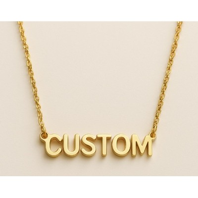CUstom Letter Necklace