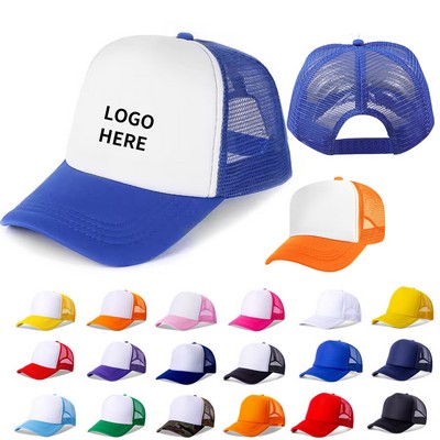 Vibrant Adjustable Mesh Snapback Caps