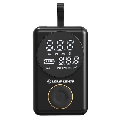 Tire Inflator Portable Air Compressor 150PSI Cordless Electric Bike Pump