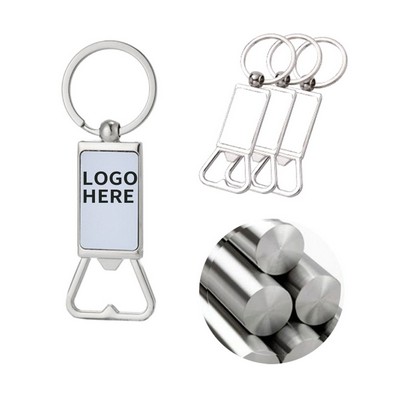 Rectangular Keychain Bottle Opener