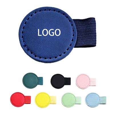 Self-Adhesive Leather Pen Holder