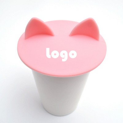 Long-lasting Silicone Cat Ear Lid for Cups