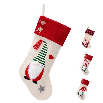 Festive Holiday Candy Socks Bag