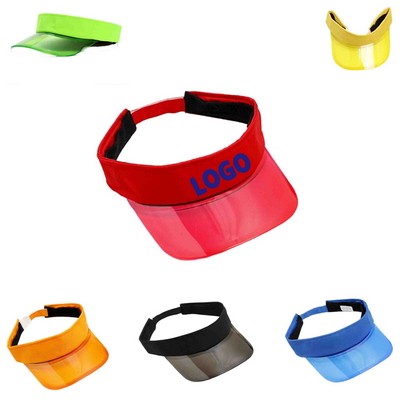 Unisex Plastic Sun Visors Hat