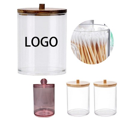 Clear Storage Jars/Canisters with Bamboo Lid