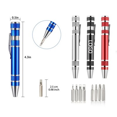 8" 1 Magnetic Pocket Screwdriver