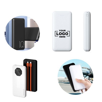 Compact Power Bank with Flame-Retardant Shell