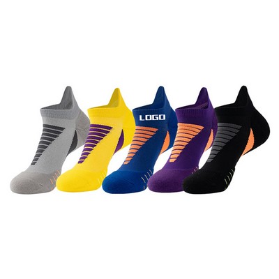 Breathable Sport Socks, Low Cut with Cushioning for Athletic Performance