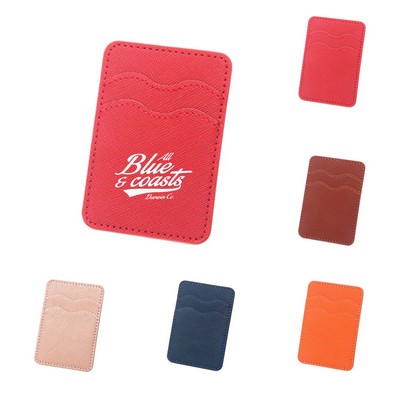 PU Leather Phone Card Holder