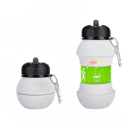 Collapsible Water Bottle With Golf Ball Design
